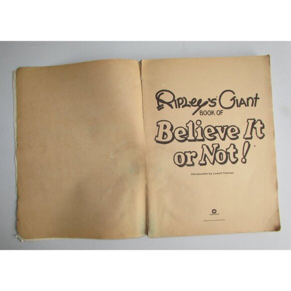 Ripley's Believe It or Not Book - Vintage 1976 - Picture 6 of 10